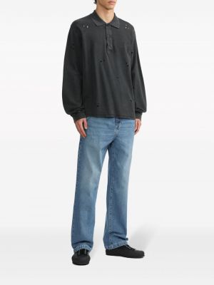 Polo marškinėliai su įbrėžimais Mfpen juoda