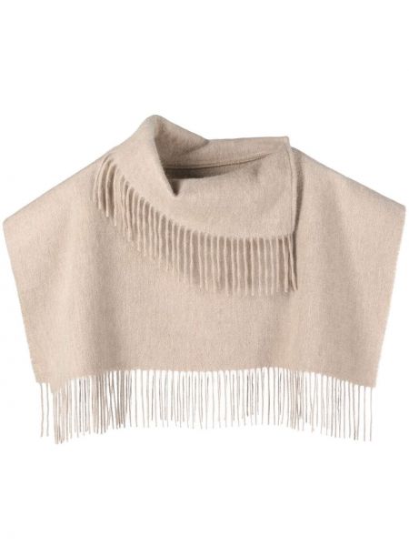 Poncho med frynser By Malene Birger