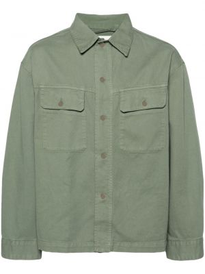 Памучна риза Lemaire зелено