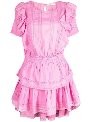 Ruffle dress Loveshackfancy rosa