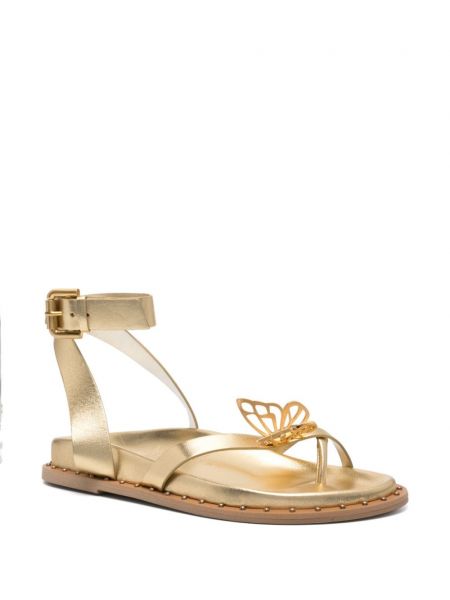 Ilma kontsaga sandaalid Sophia Webster kuldne