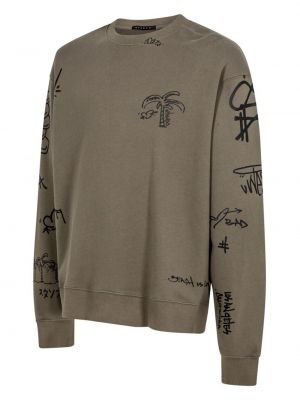 Sweatshirt aus baumwoll Stampd grün