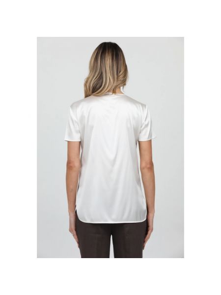 Camiseta de seda Max Mara blanco