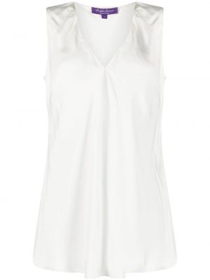 Блуза без ръкави Ralph Lauren Collection бяло
