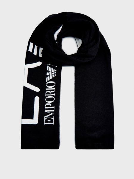 Черный шарф Ea7