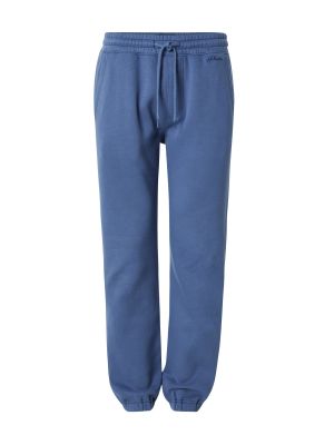 Teplákové nohavice Hollister modrá