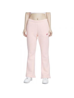 Розовые флисовые брюки Nike