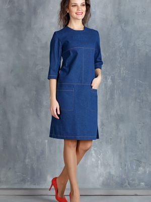 Синее платье Арт-Мари