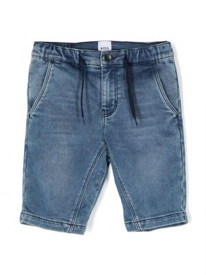 Shorts di jeans Boss Kidswear blu