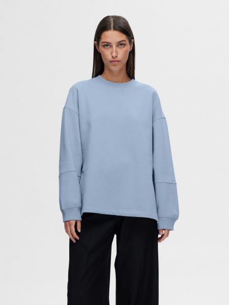 Sweatshirt Selected Femme blå