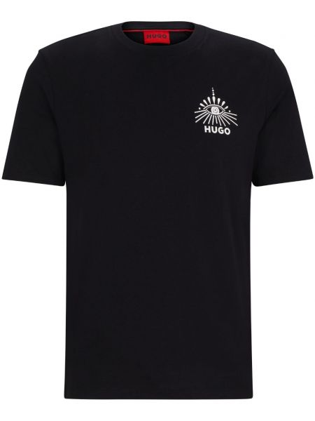 T-shirt aus baumwoll mit print Hugo