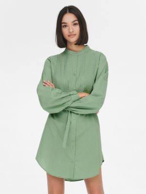 Košilové šaty Jdy zelené