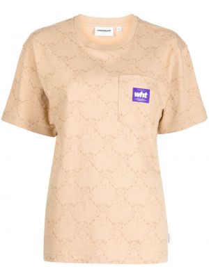 T-shirt con stampa Chocoolate marrone