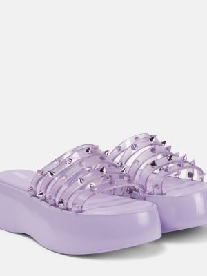 Sandalias con plataforma Jean Paul Gaultier violeta