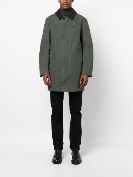 Manteau avec manches longues imperméable Mackintosh vert