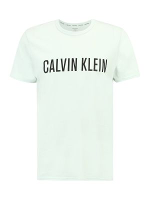 Pletené bavlnené priliehavé tričko Calvin Klein Underwear - čierna
