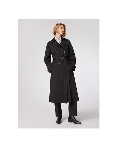 Trench Simple negru