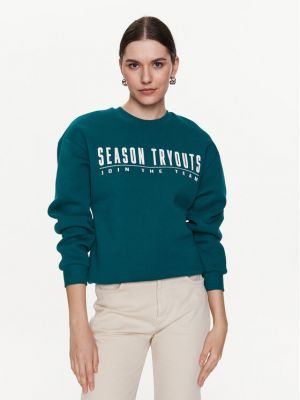 Sportinis džemperis oversize Gina Tricot žalia