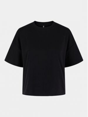 T-shirt large Pieces noir