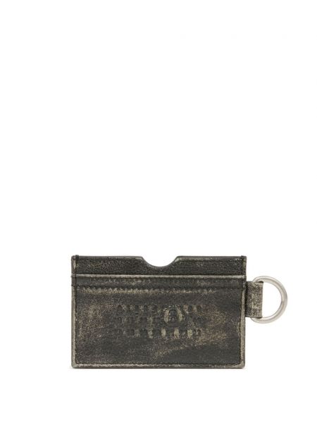Usnjena denarnica Mm6 Maison Margiela siva