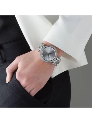Relojes de acero inoxidable Michael Kors plateado