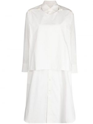 Bavlněné šaty Toogood bílé
