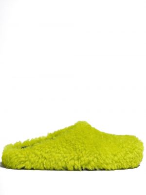 Slip-on ниски обувки Marni зелено