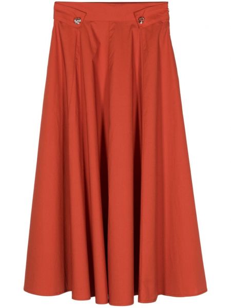 Sukně s knoflíky Liu Jo oranžové