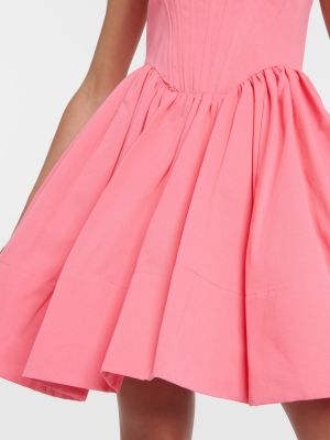 Mini robe en coton Staud rose