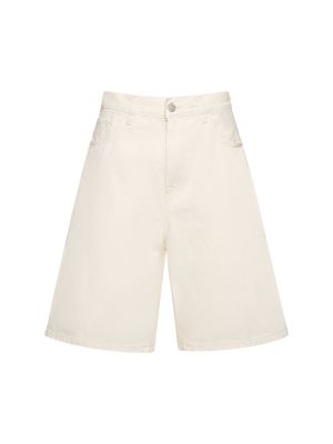 Pantaloncini di cotone baggy Carhartt Wip bianco