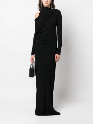 Dlouhé šaty Alberta Ferretti čierna