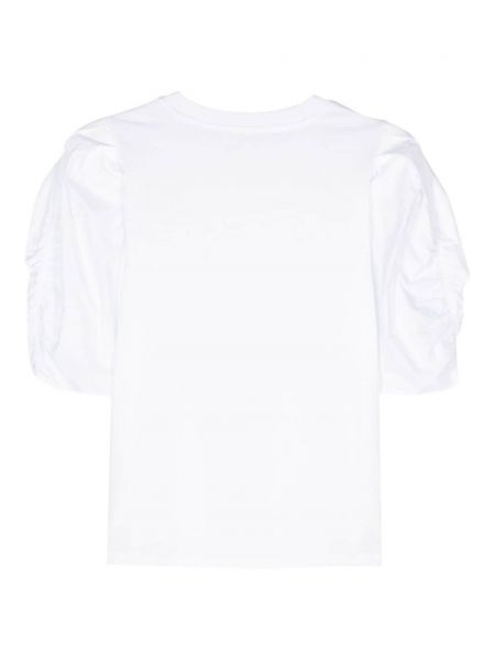 Bavlněné tričko Frame bílé