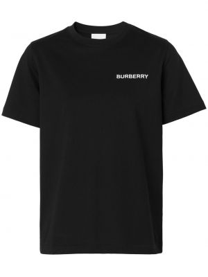 Тениска с принт черно Burberry