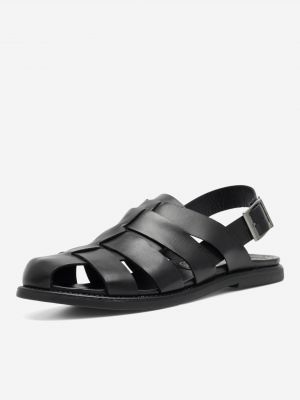Kožené sandály Gino Rossi černé