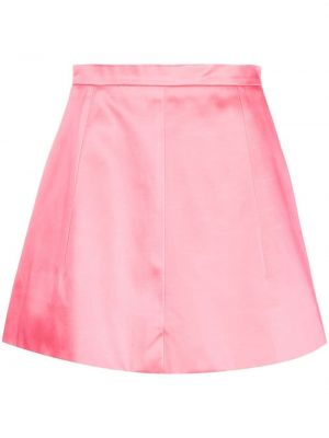 Saténové mini sukně Patou růžové