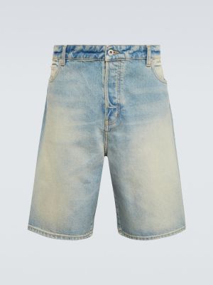 Kratke jeans hlače Kenzo modra