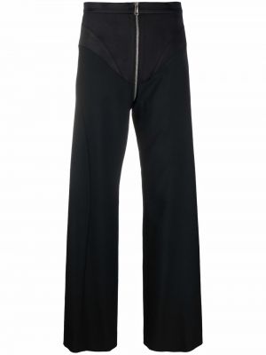Pantalones rectos de cintura alta Vivienne Westwood negro