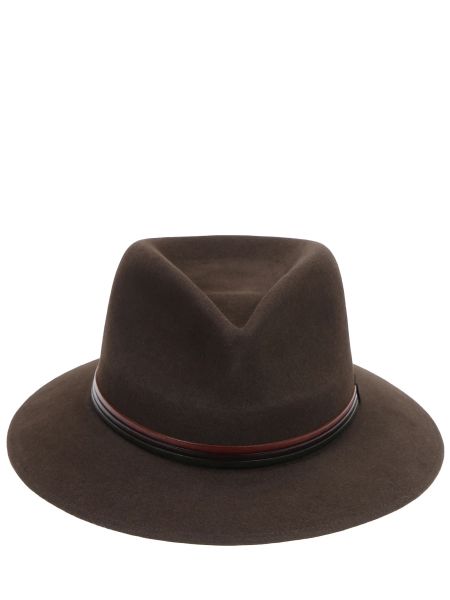 Коричневая шляпа Borsalino