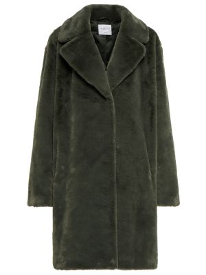 Пальто с мехом из искусственного меха Velvet, зеленый