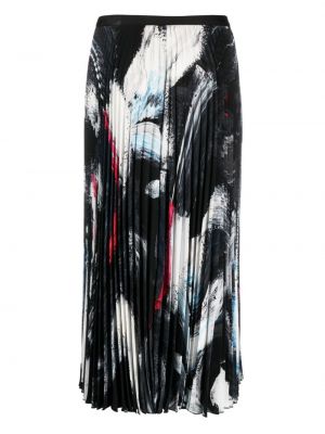 Jupe longue plissé Dvf Diane Von Furstenberg bleu