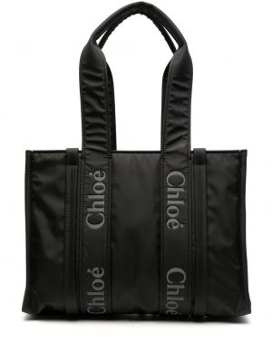 Nákupná taška Chloé čierna