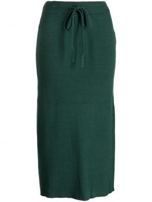 Midi suknja s vezom Chocoolate zelena