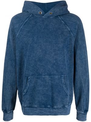 Džemperis su gobtuvu Les Tien mėlyna