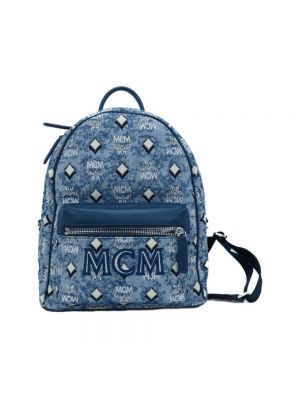 Niebieski plecak Mcm