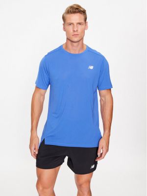 T-shirt avec manches courtes New Balance bleu
