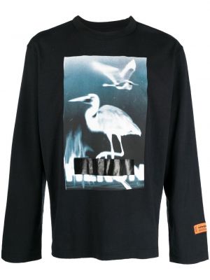 Sweatshirt mit print Heron Preston schwarz