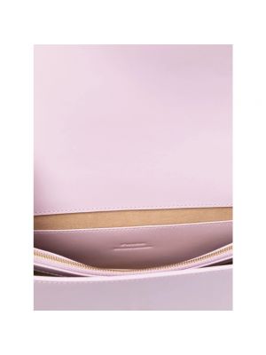 Bolsa de hombro con tacón de tacón bajo Pinko violeta