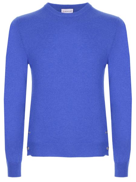 Кашемировый свитер Moncler синий