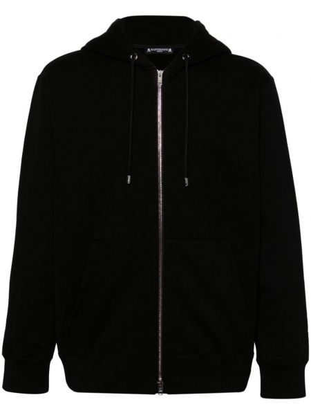 Pamučna hoodie s kapuljačom Mastermind Japan crna