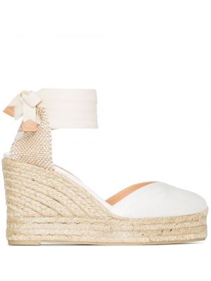 Espadrillos med kilklack Castañer vit